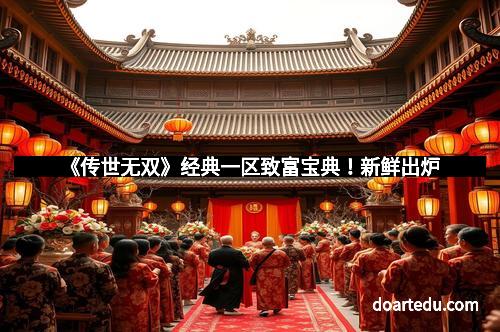 《传世无双》经典一区致富宝典!新鲜出炉
